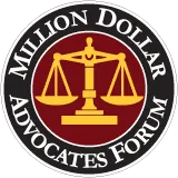 MDAF_160_white gif Million Dollar Advocates Forum membership badge