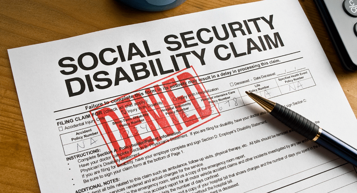 Denied Social Security Disability Claim Stock Photo
